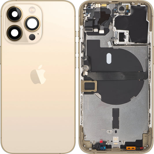 Apple iPhone 13 Pro akkumulátorvédő, fél tokkal, arany, cserélhető