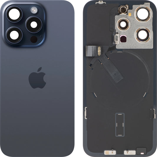 Akkumulátorfedél Apple iPhone 15 Pro, kék (kék titán), Swap