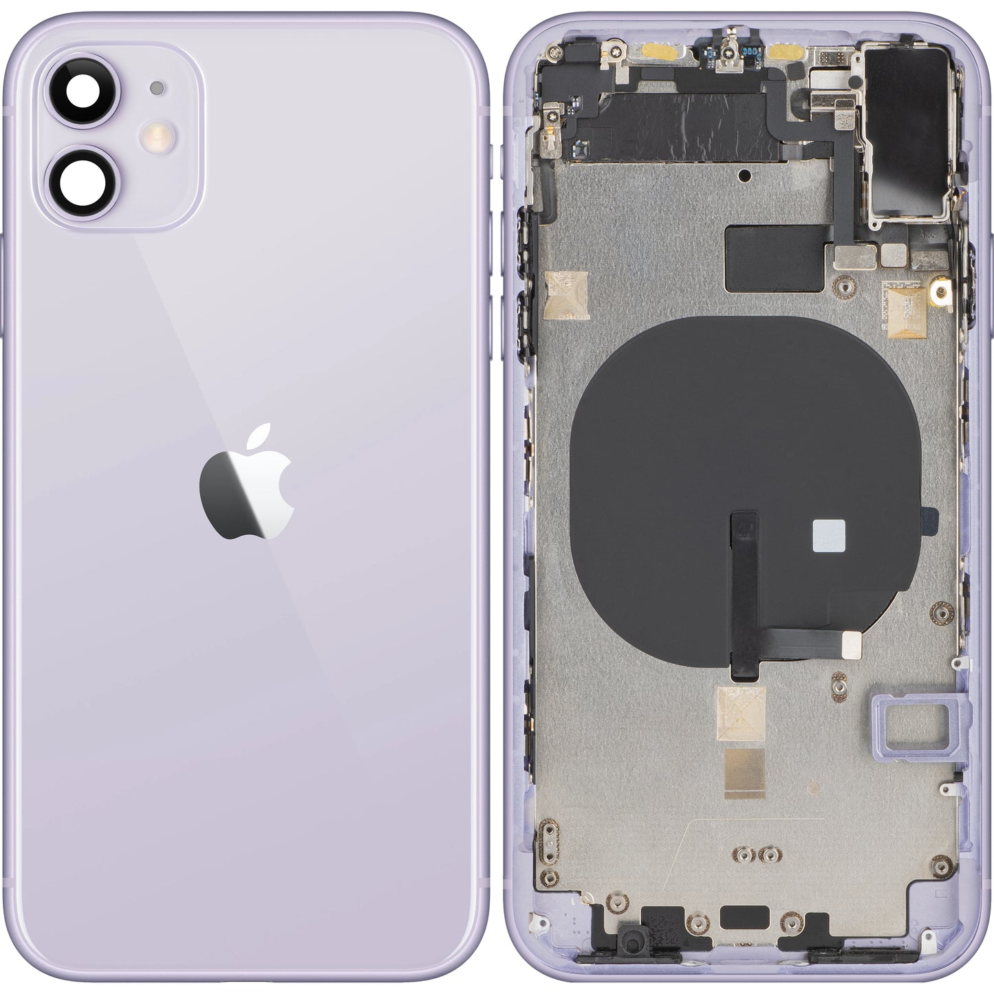 Apple iPhone 11 akkumulátorvédő, tokkal, lila, csere, cserélhető