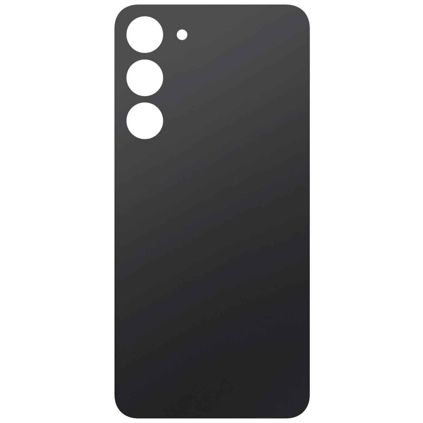 Akkufedél kompatibilis Samsung Galaxy S23+ S916-hoz, fekete
