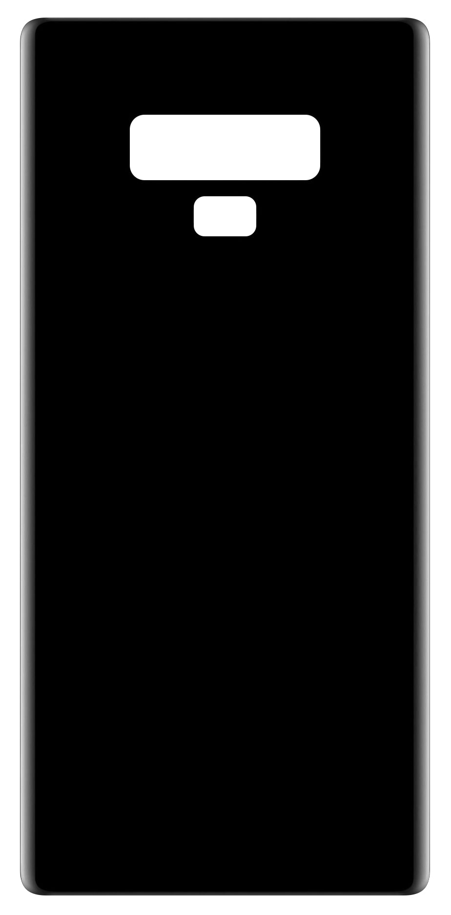 Akkumulátor fedél kompatibilis a Samsung Galaxy Note 9 N960 készülékkel, fekete