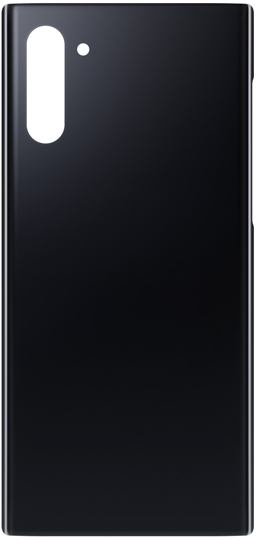 Akkumulátor fedél kompatibilis Samsung Galaxy Note10 N970, Fekete