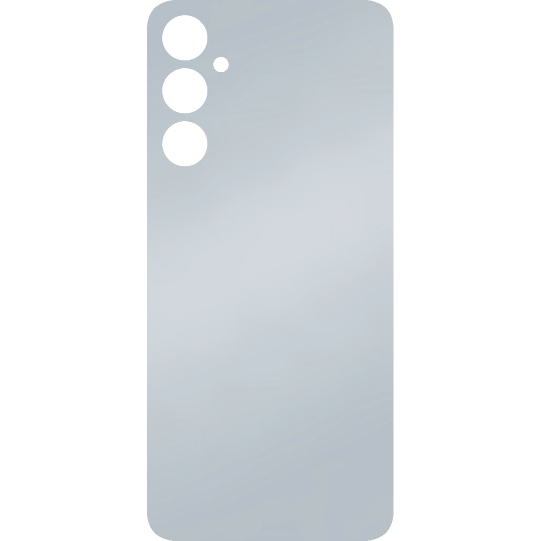 Akkufedél kompatibilis Samsung Galaxy A05s A057-hez, Ezüst