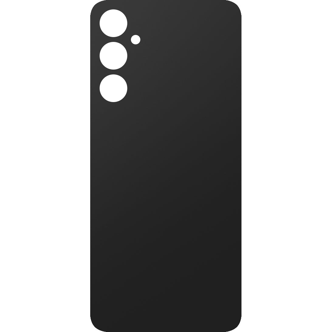 Akkufedél kompatibilis Samsung Galaxy A05s A057 készülékhez, Fekete