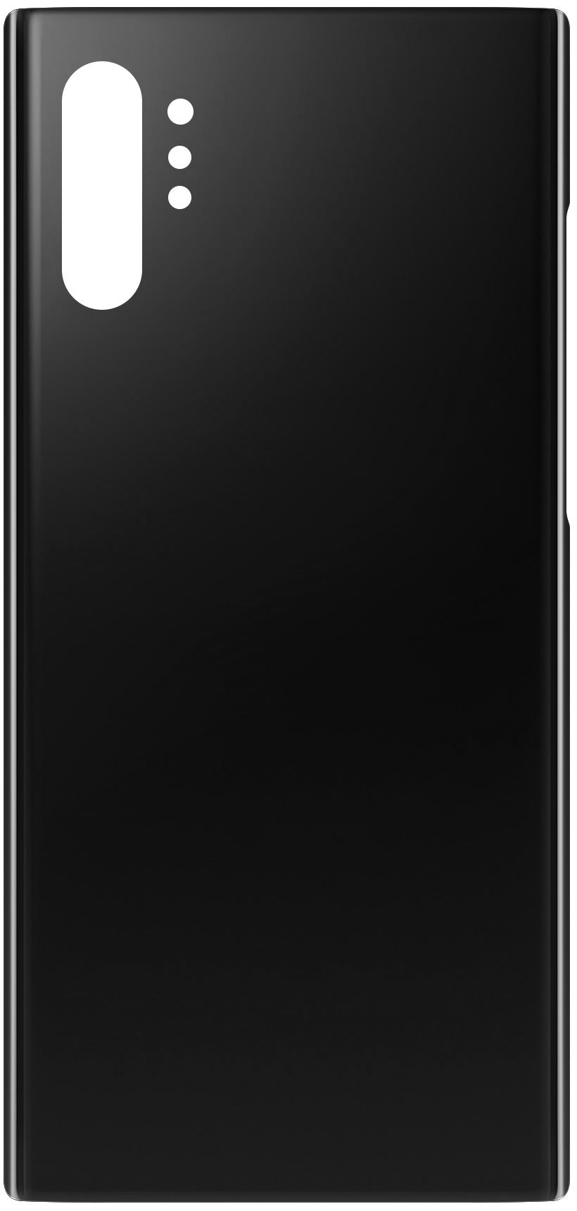 Akkufedél kompatibilis Samsung Galaxy Note 10+ N975 készülékhez, Fekete