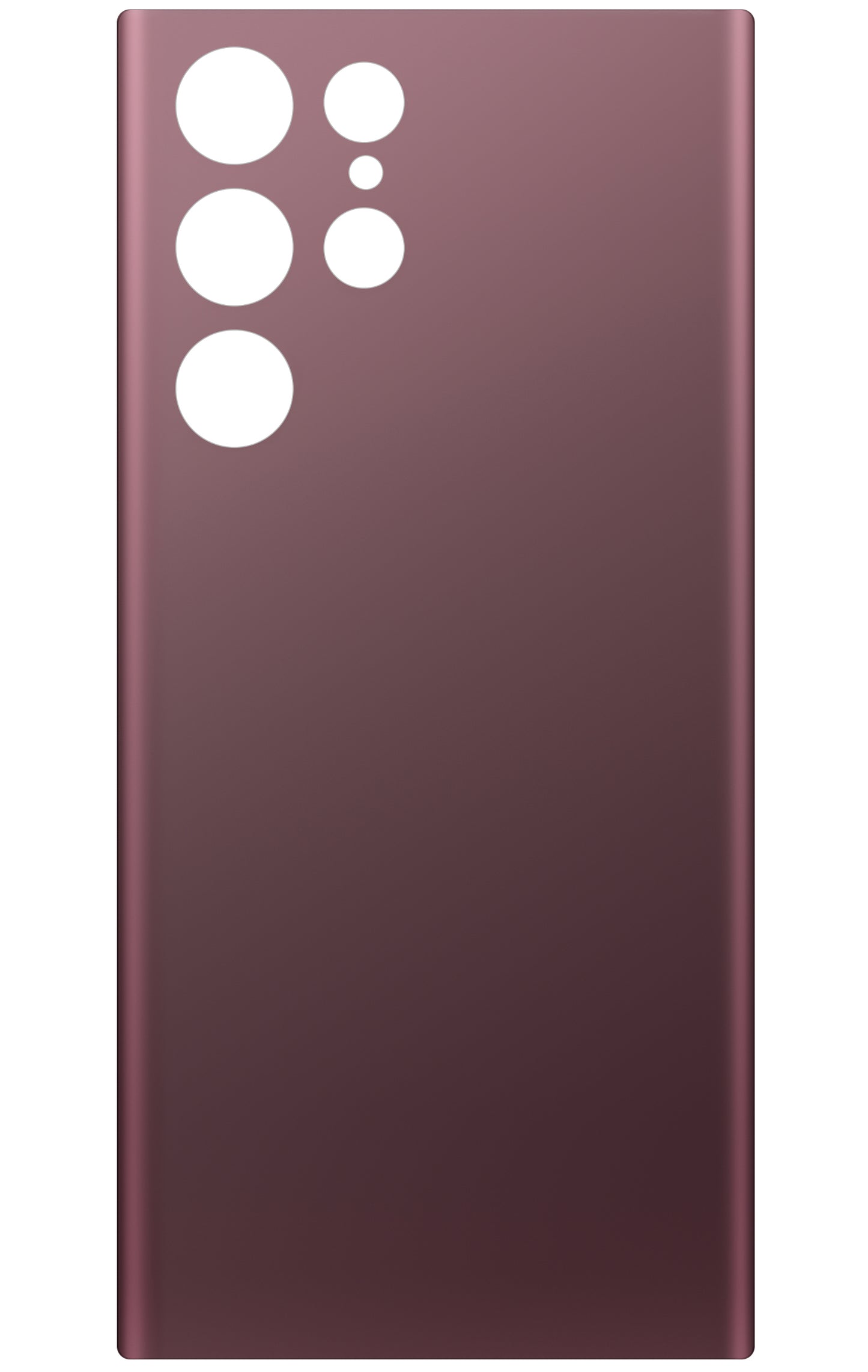 Akkumulátor fedél kompatibilis Samsung Galaxy S22 Ultra 5G S908, bordó