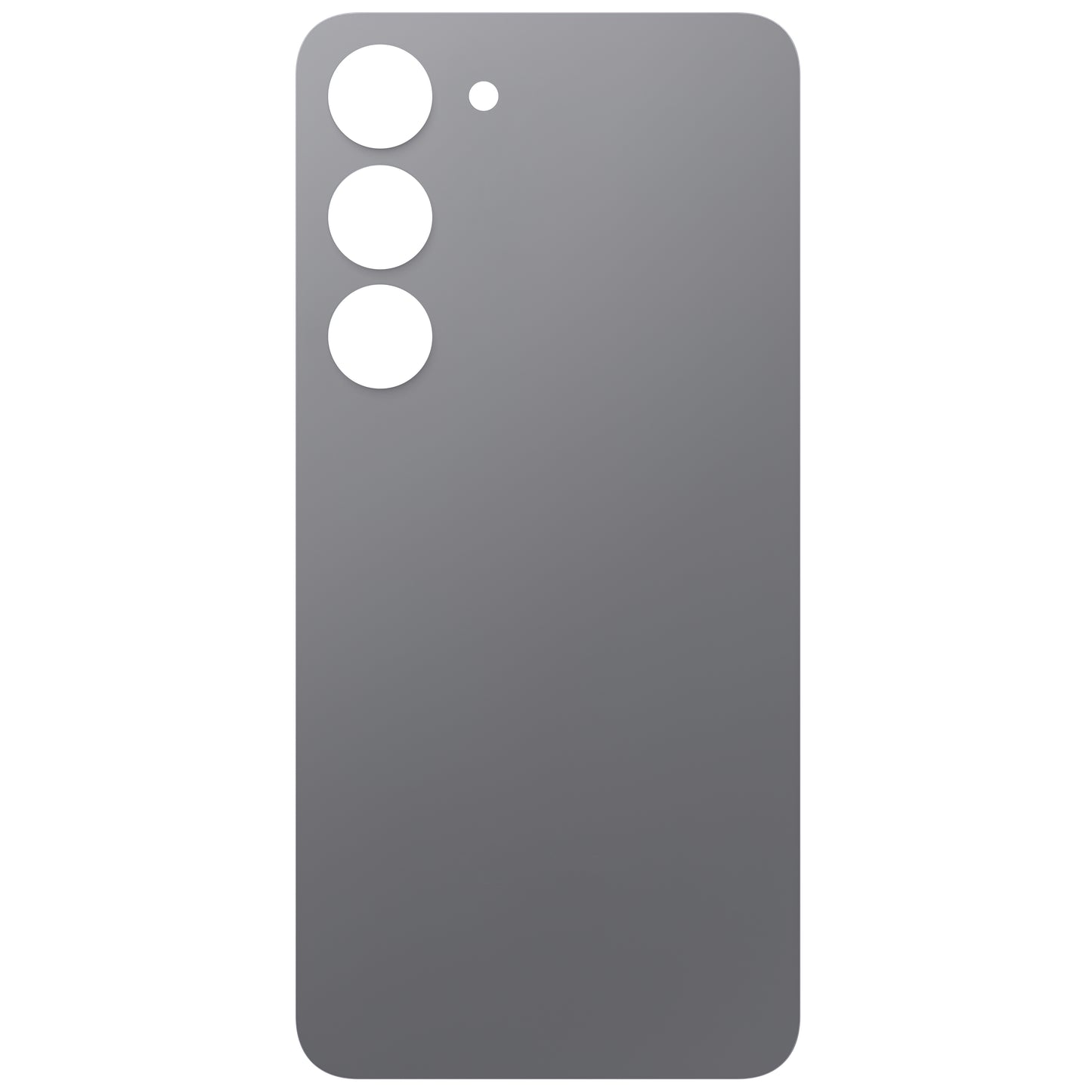 Akkufedél kompatibilis Samsung Galaxy S23 S911-hez, Szürke