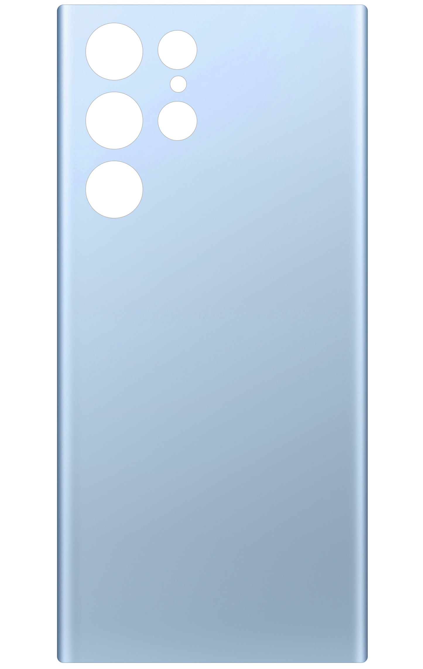 Akkufedél kompatibilis a Samsung Galaxy S22 Ultra 5G S908 készülékkel, kék