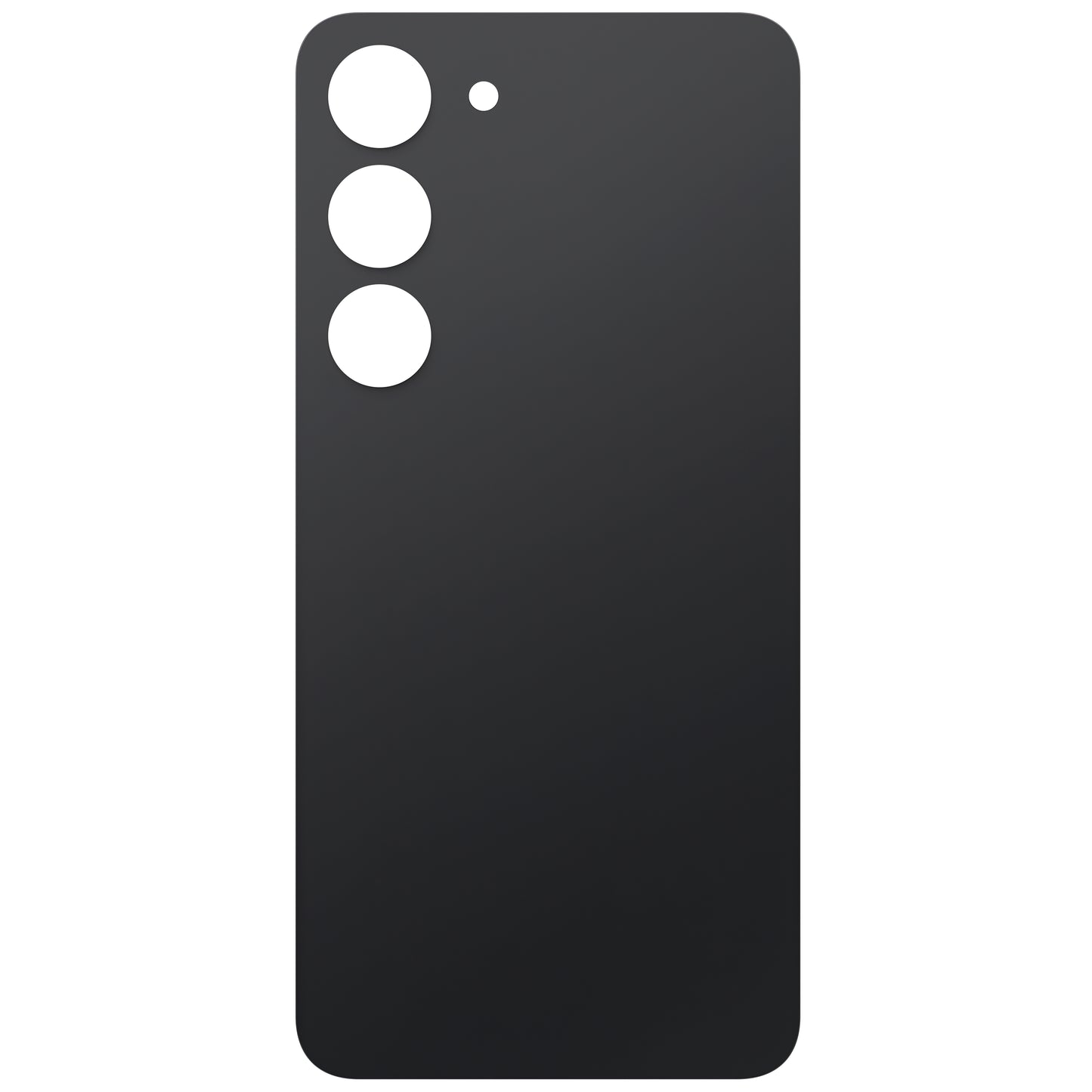 Akkufedél kompatibilis Samsung Galaxy S23 S911-hez, fekete