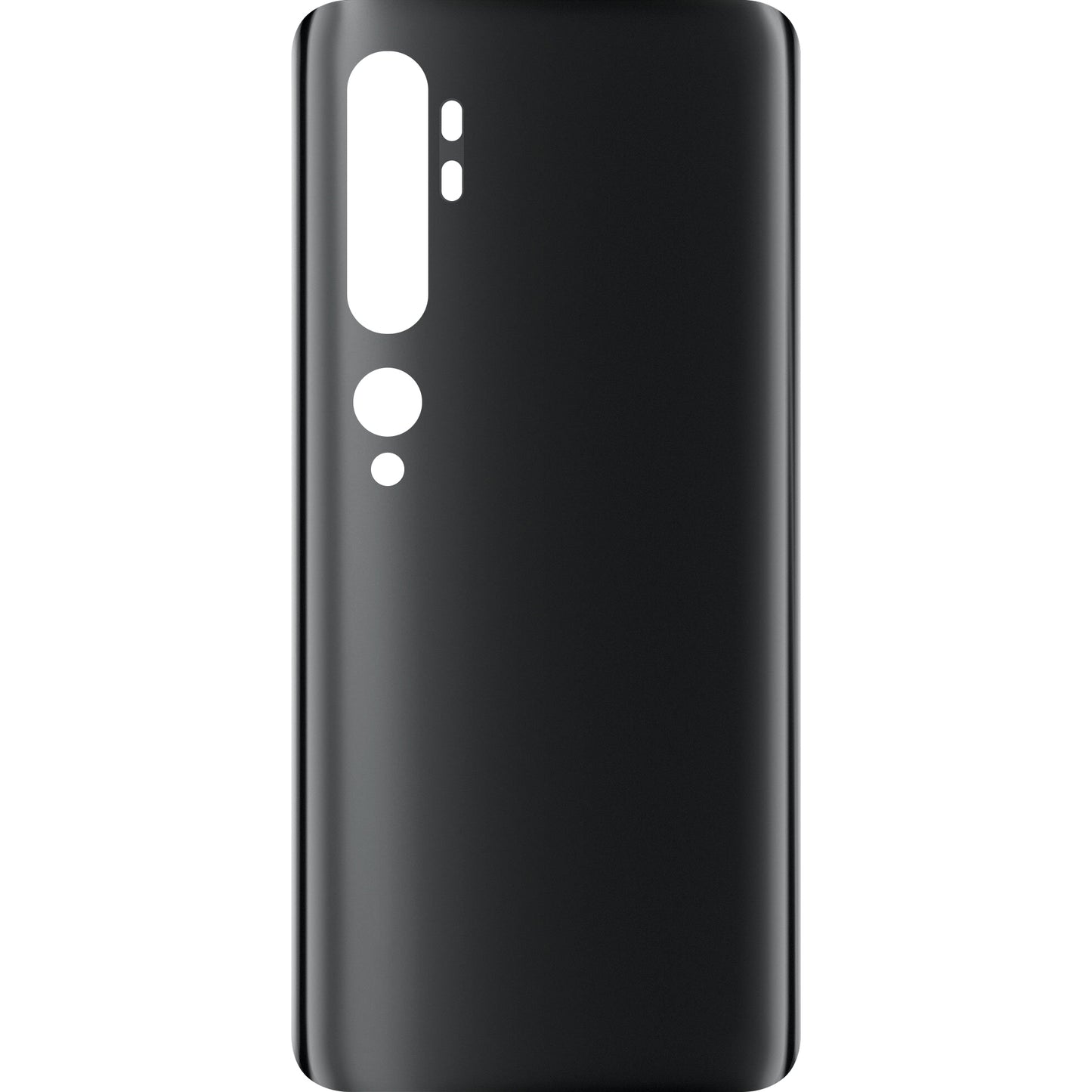 Akkufedél kompatibilis Xiaomi Mi Note 10-hez, Fekete