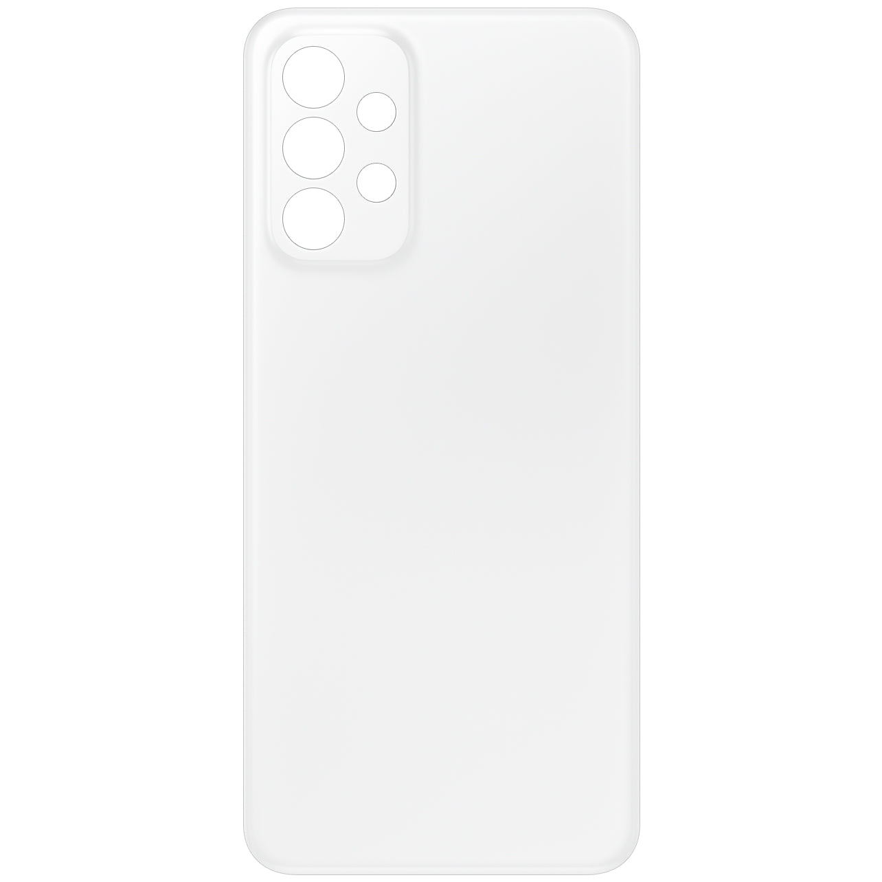 Akkufedél kompatibilis Samsung Galaxy A23 5G A236, Fehér