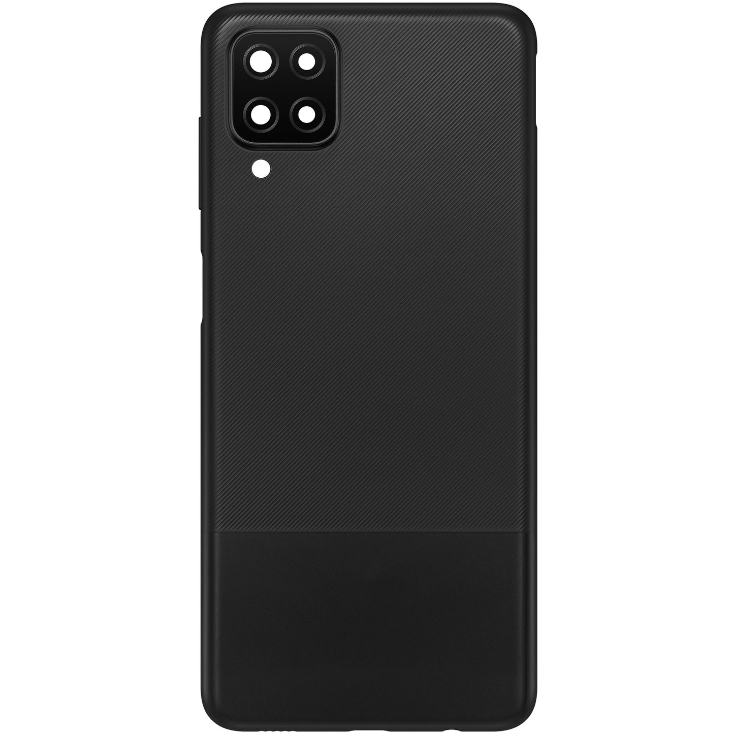 Akkufedél kompatibilis Samsung Galaxy A12 A125-höz, Fekete