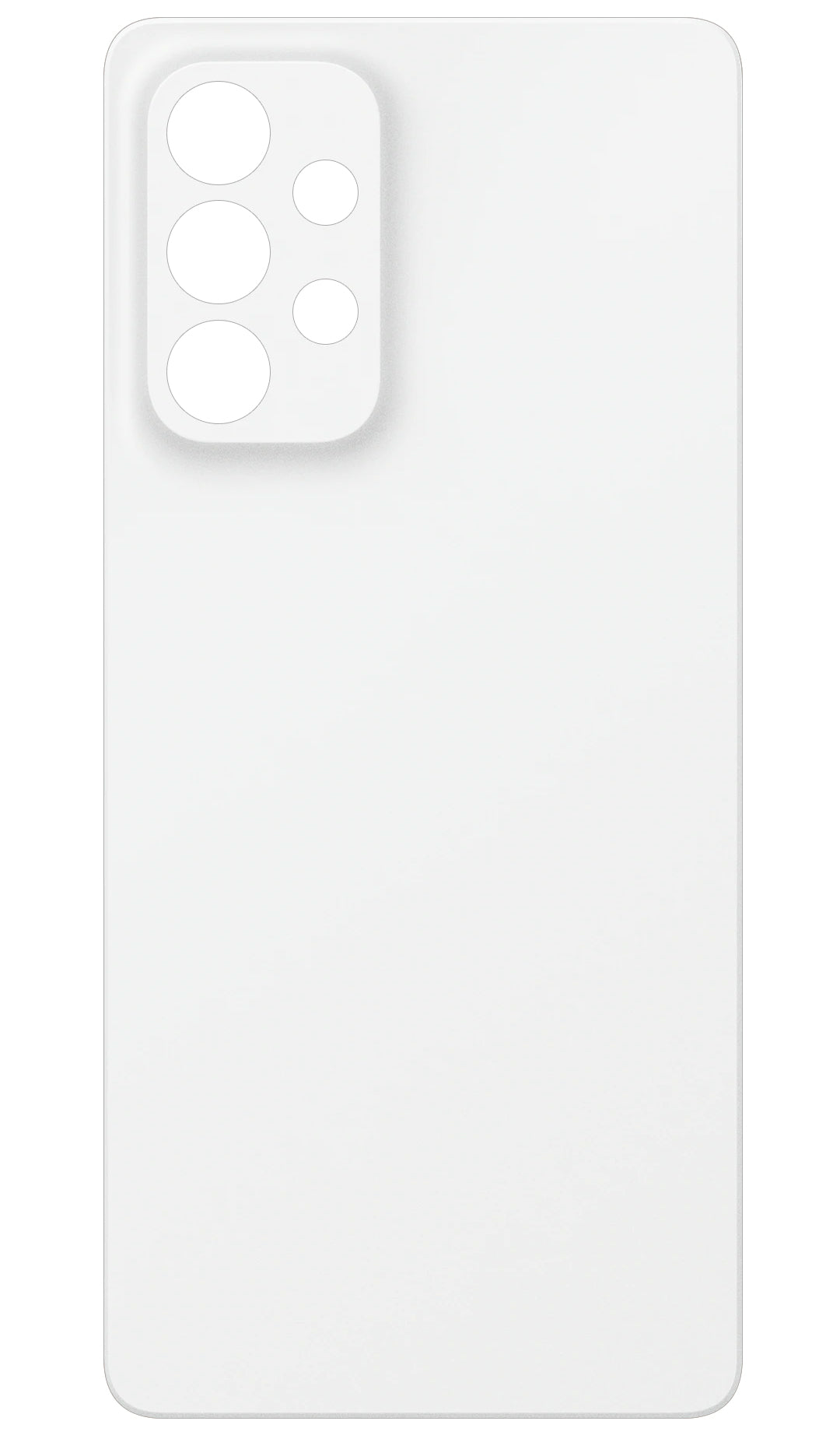 Akkufedél kompatibilis Samsung Galaxy A53 5G A536, Fehér