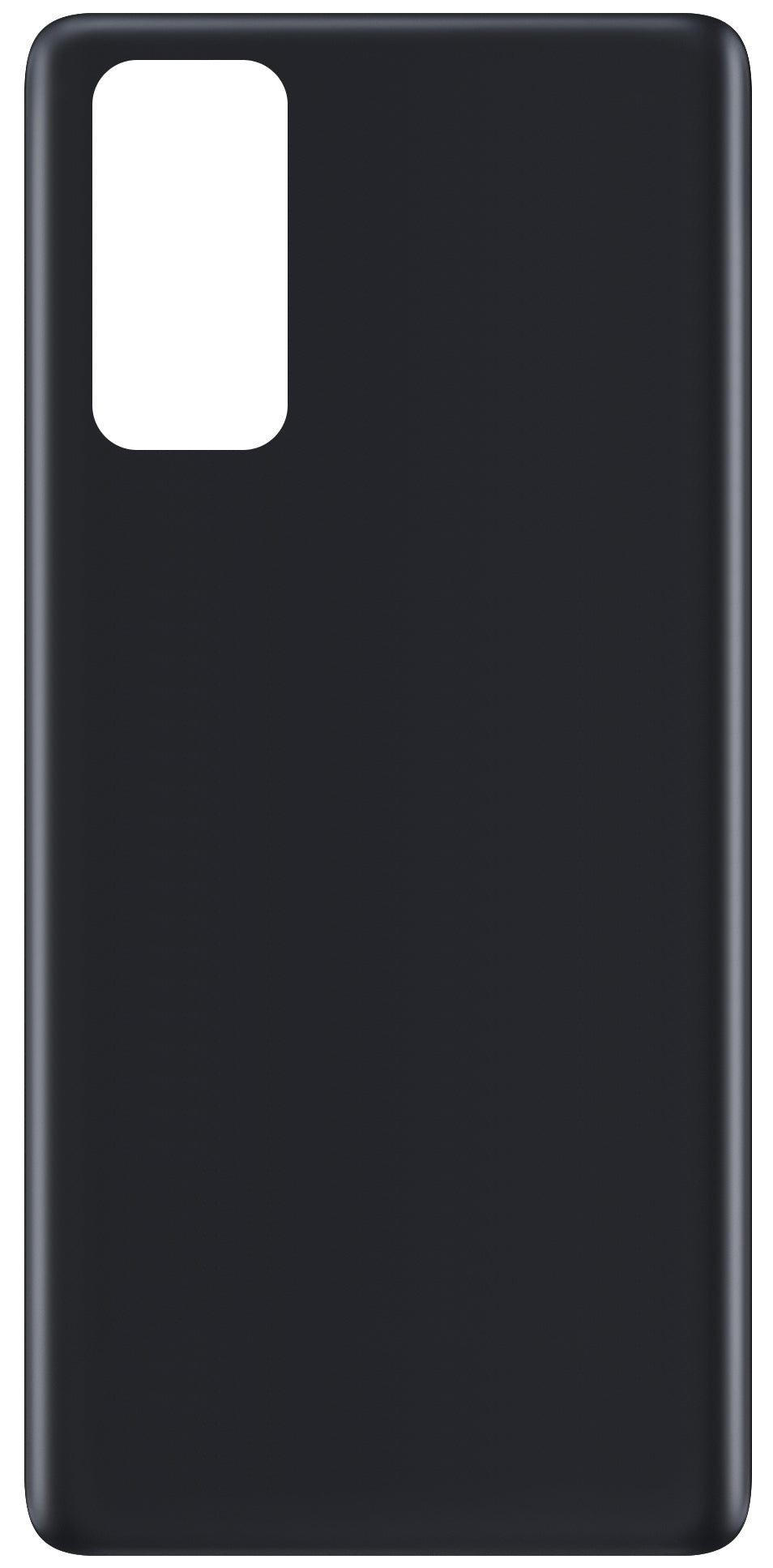 Akkumulátor fedél kompatibilis Samsung Galaxy S20 FE 5G G781-hez, fekete