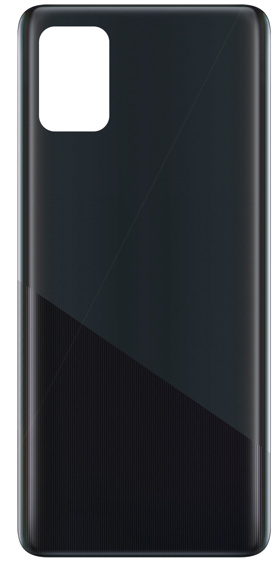 Akkufedél kompatibilis Samsung Galaxy A51 A515-höz, Fekete