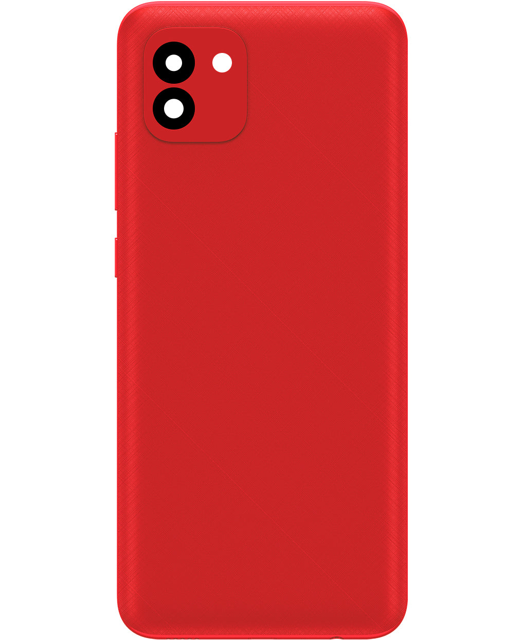 Akkumulátor fedél kompatibilis Samsung Galaxy A03 A035, F verzió, Piros