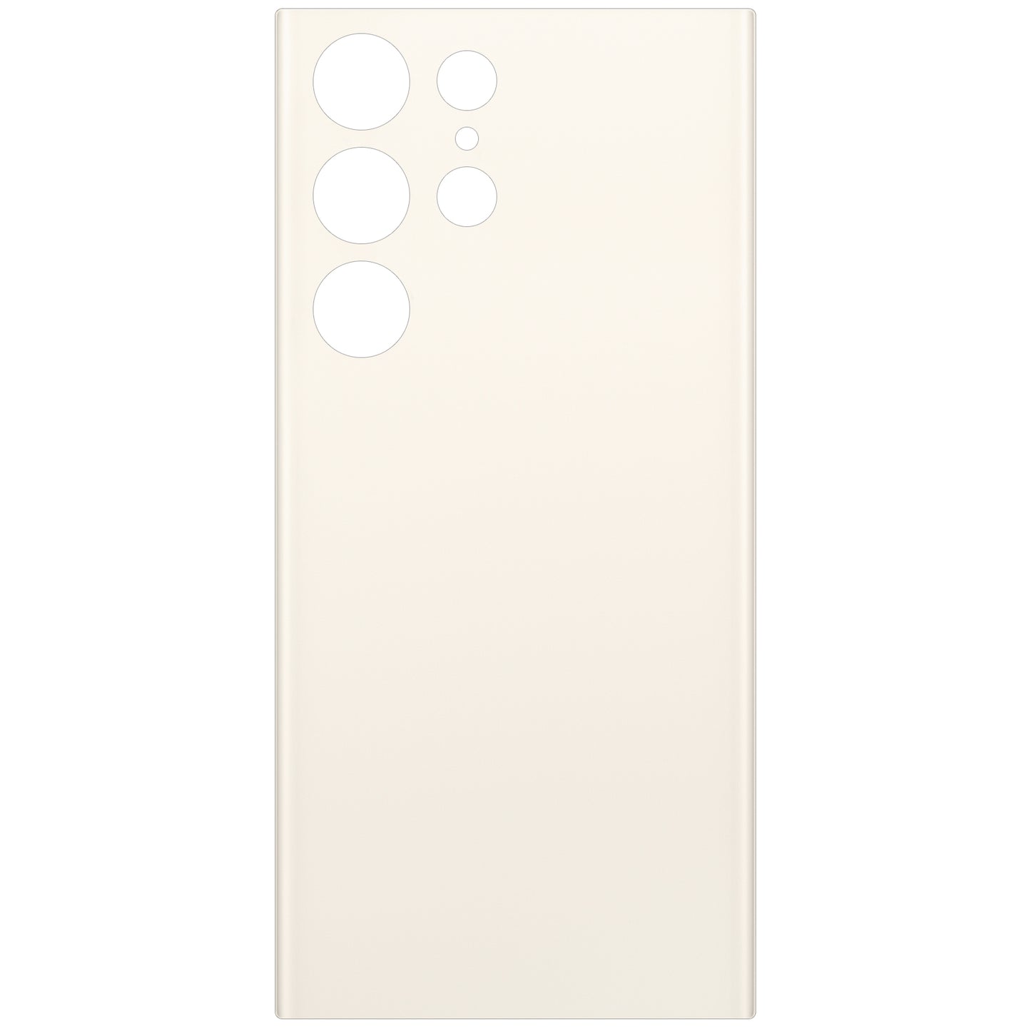 Akkufedél kompatibilis Samsung Galaxy S23 Ultra S918, Fehér