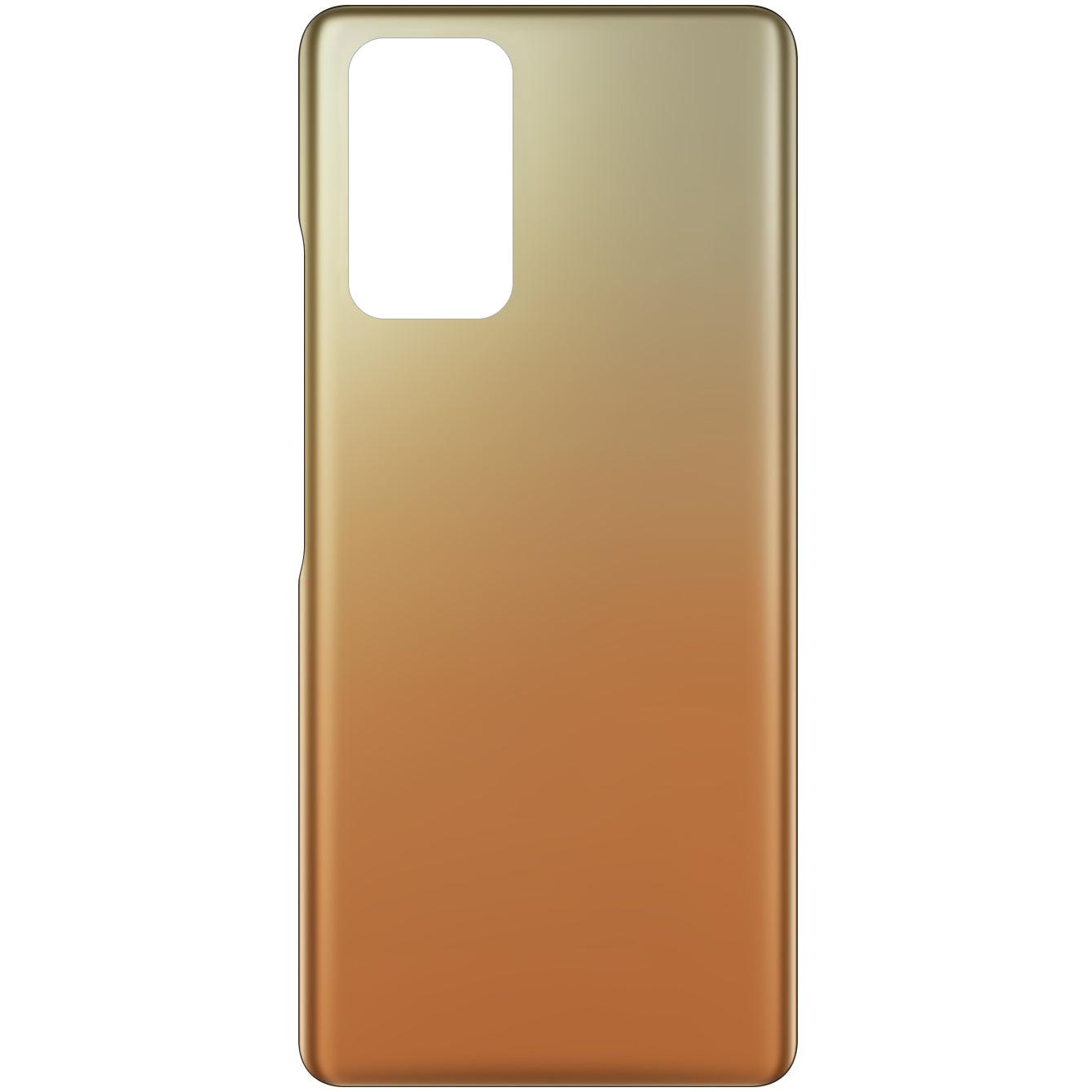 Akkufedél kompatibilis Xiaomi Redmi Note 10 Pro-hoz, Arany