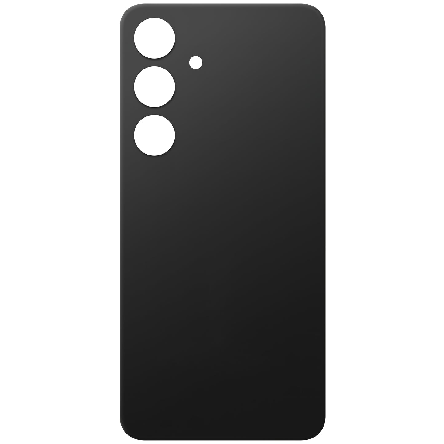 Akkufedél kompatibilis Samsung Galaxy S24 S921-hez, Fekete