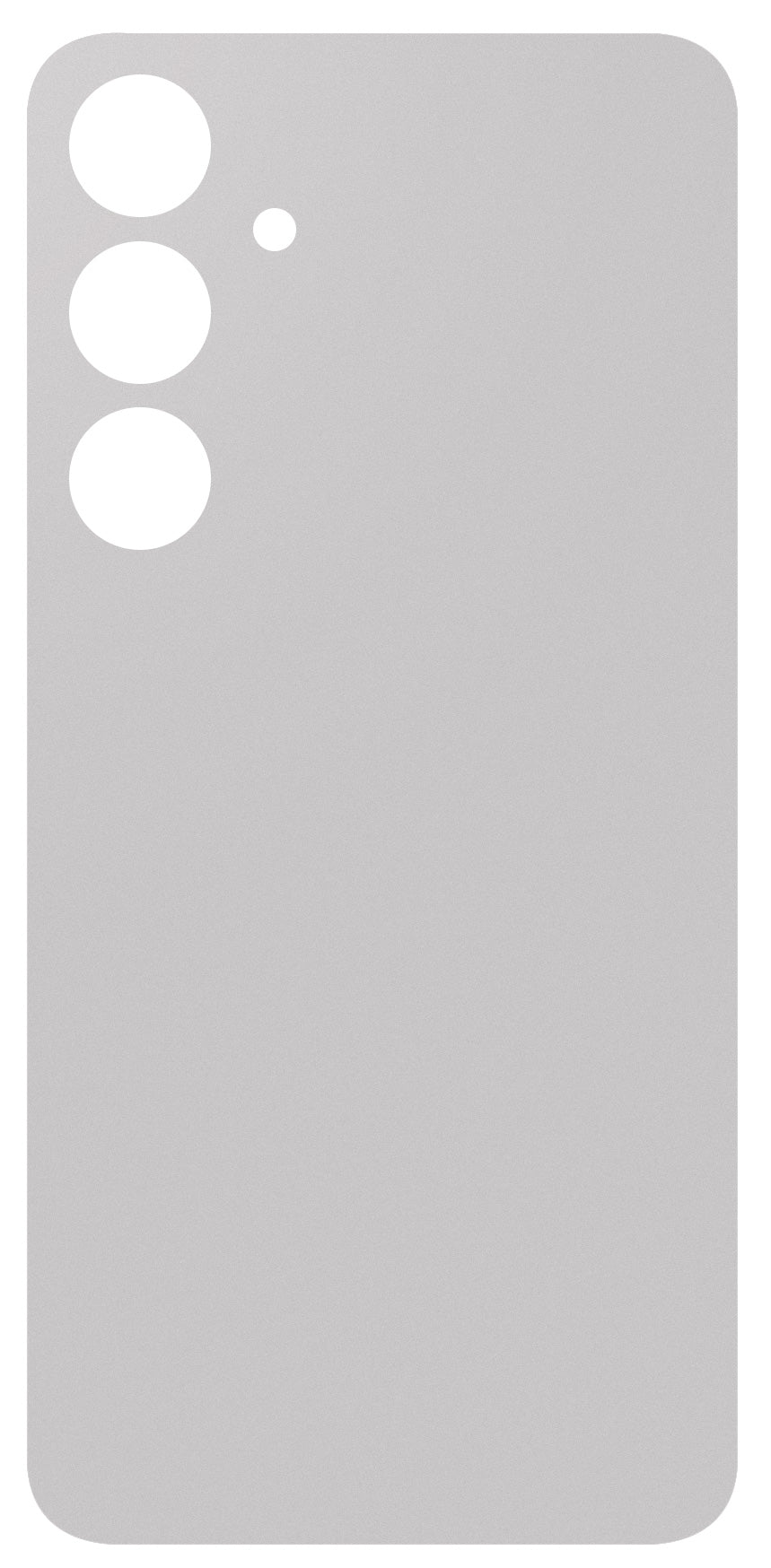 Akkufedél kompatibilis Samsung Galaxy S24+ S926-hoz, Szürke