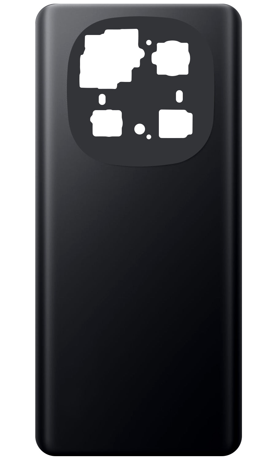Akkufedél kompatibilis Xiaomi Redmi Note 14 Pro 5G-hez, fekete