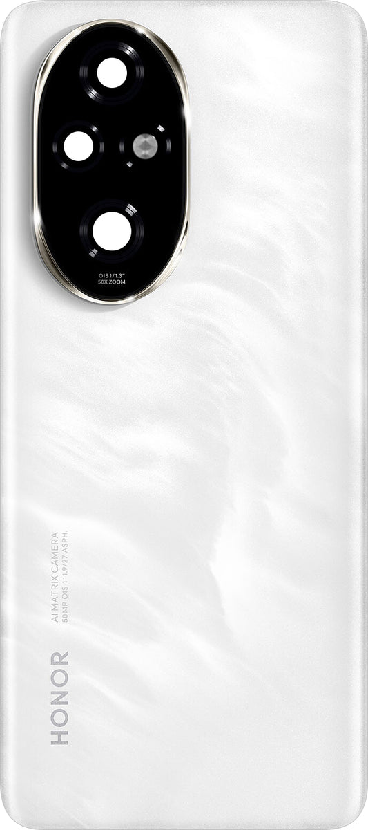 Akkumulátorfedél Honor 200 Pro, ezüst (holdfény fehér), szervizcsomag 0235AKNU
