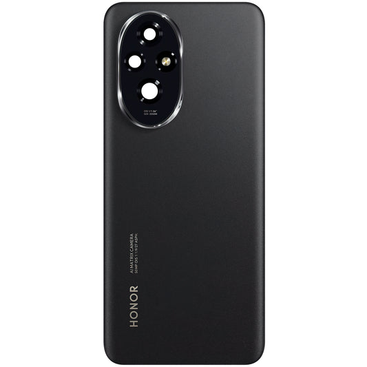 Akkumulátorfedél Honor 200, fekete, szervizcsomag 0235AKMV
