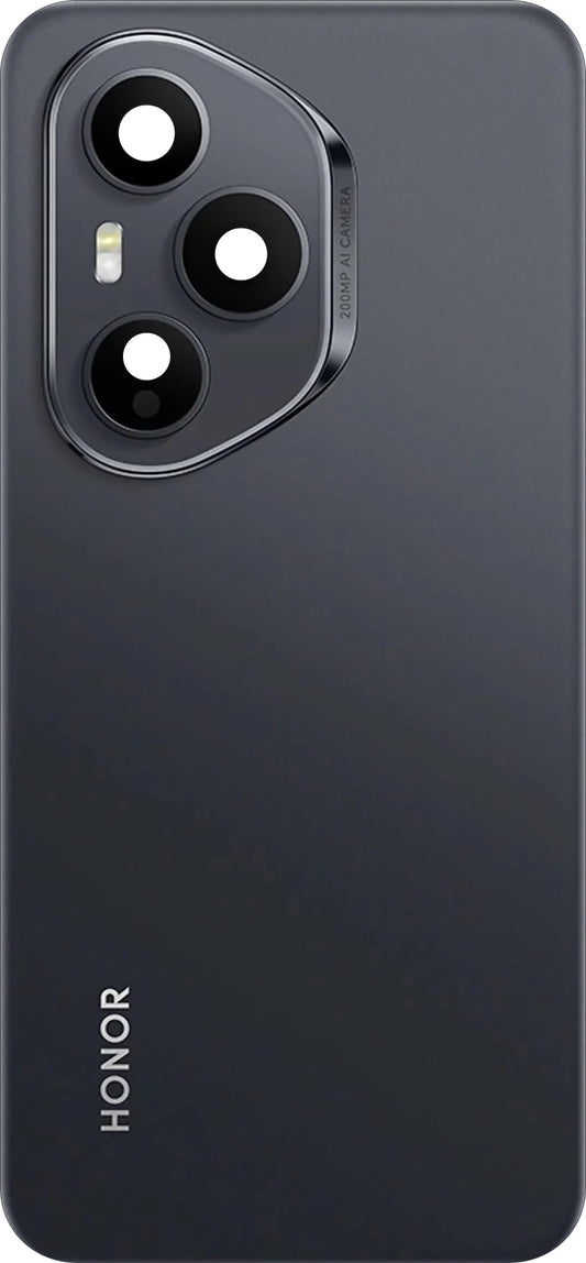 Honor 400 Pro akkumulátorfedél, Fekete (Midnight Black), Service Pack 0235APLG