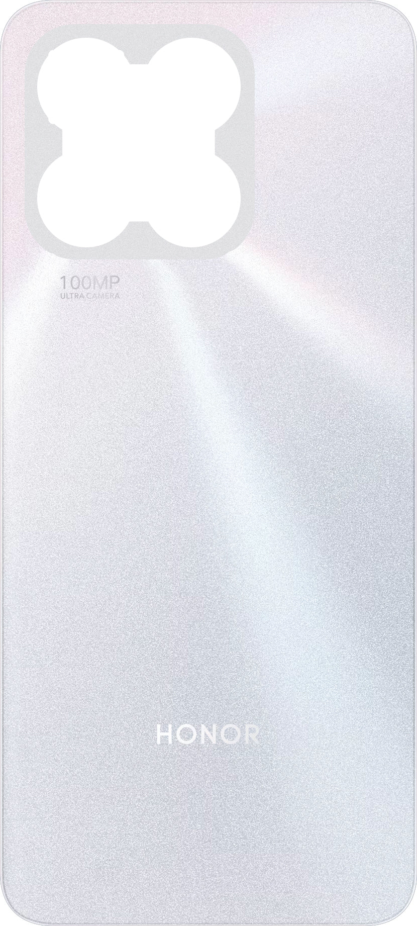 Honor X8a Akkufedél, Ezüst (Titanium Silver), Service Pack 0235AEUR