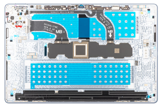 Huawei MatePad Pro 12 (2026) akkumulátorfedél, kék, Service Pack 02357YFG