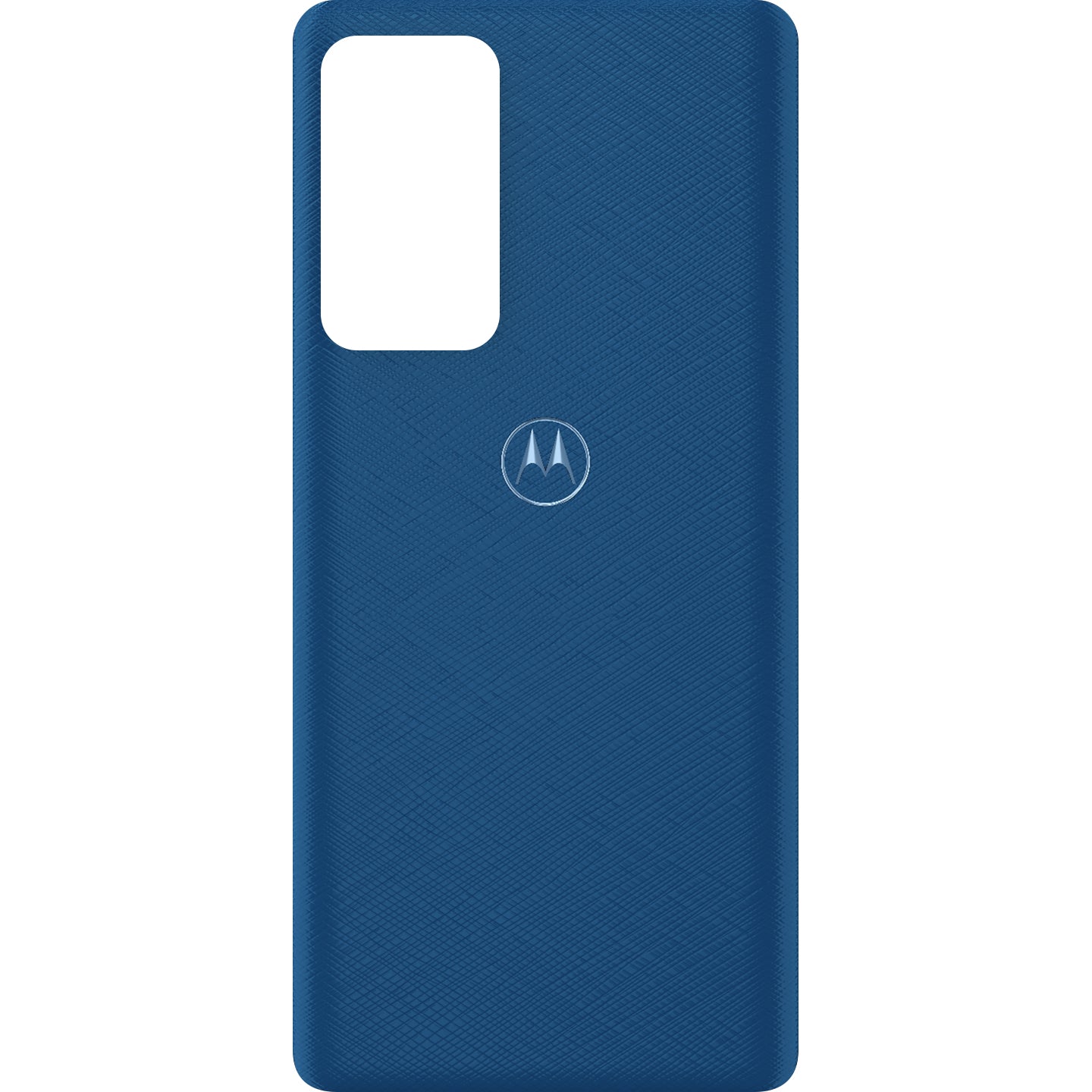 Motorola Edge 20 Pro akkufedél, kék (Blue Vegan Leather), Service Pack 5S58C19373