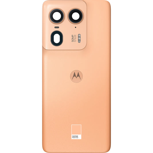 Akkumulátorfedél Motorola Edge 50 Ultra, narancssárga (barackszínű), szervizcsomag 5S58C24473