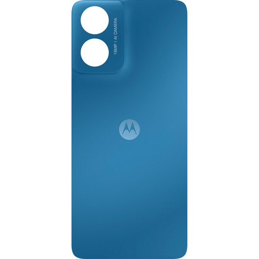 Akkumulátorfedél Motorola Moto G04, kék (szaténkék), szervizcsomag 5S58C23912