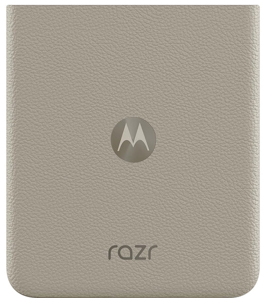 Motorola Razr 2024 / Razr 50 akkumulátor fedél, Krém (Pumice Stone), Service Pack SL98E12657
