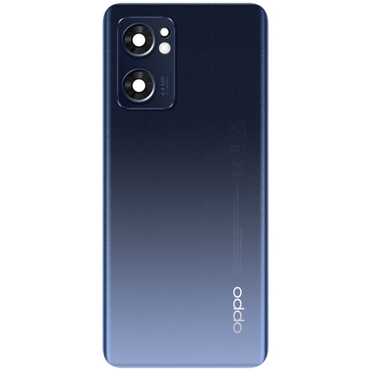 Akkumulátorfedél Oppo Find X5 Lite / Reno7 5G, Starlight Black, cserélhető