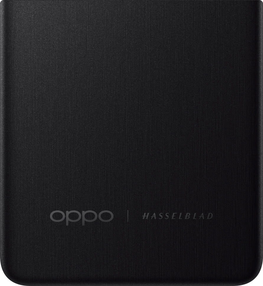 Akkumulátorfedél Oppo Find N2 Flip, fekete (Astral Black), cserélhető