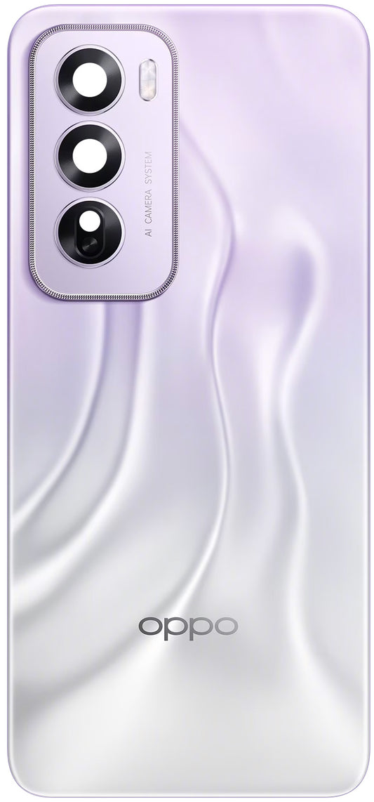 Oppo Reno12 Pro akkumulátor fedél, Lila (Nebula Silver), Service Pack 621033000287