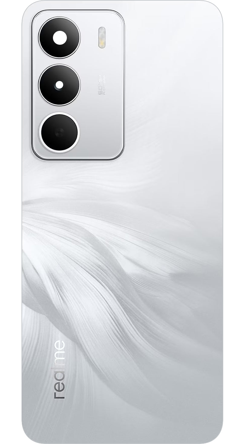 Realme C71 akkumulátor fedél, Fehér (White Swan), Service Pack 621033000625