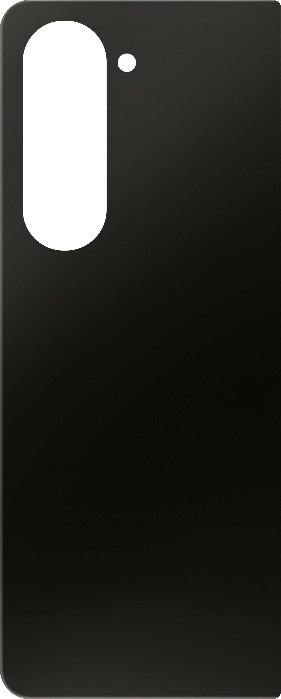 Samsung Galaxy Z Fold5 F946 akkumulátor fedél, Fekete (Phantom Black), Csere