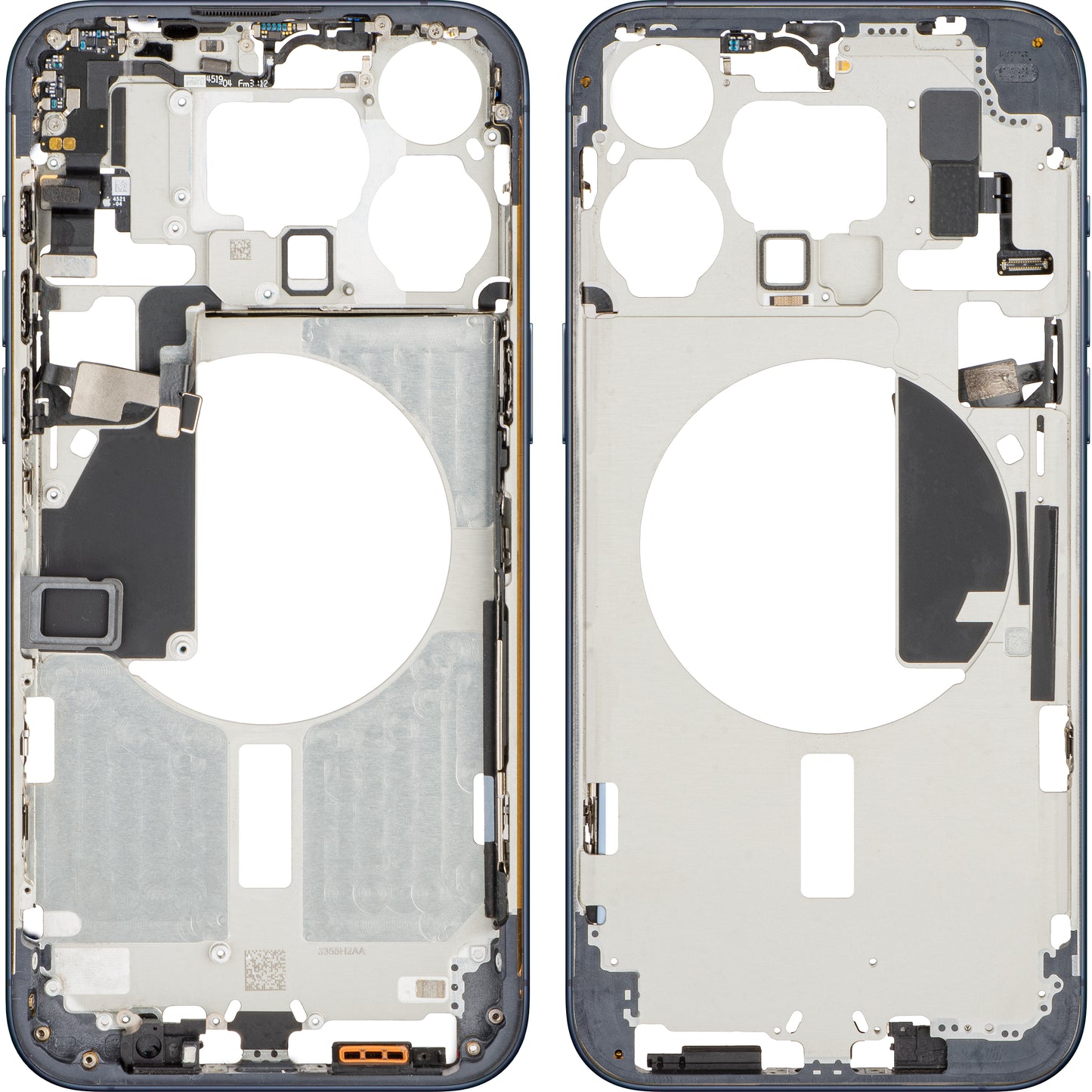 Középső tok Apple iPhone 15 Pro Max, kék (kék titán), Swap