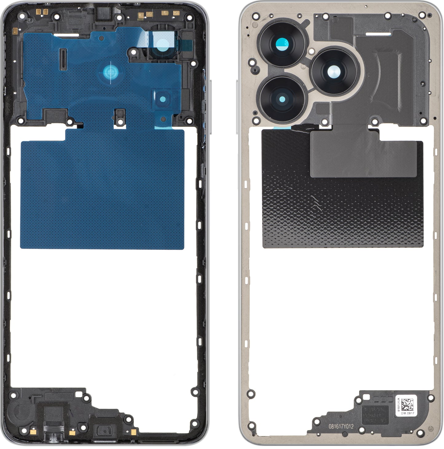 Honor X5c Plus középház, ezüst, Service Pack 9707ACJA