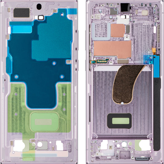 Mijloc tok Samsung Galaxy S23 Ultra S918, lila (levendula), szervizcsomag GH96-15833D