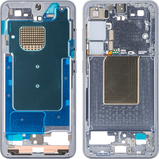 Samsung Galaxy Galaxy S24 S921 fél tok, kék (zafírkék), szervizcsomag GH82-3343418F