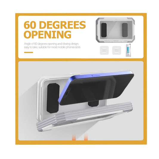 Techsuit LC-888 Telefonhoz, Vízálló, Szürke Érintőmembrános Falitok