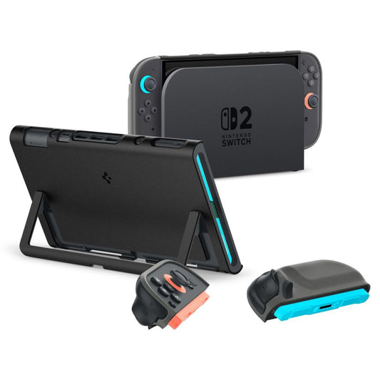 Spigen Nano Pop védőtok Nintendo Switch 2 konzolhoz, Fekete ACS10206