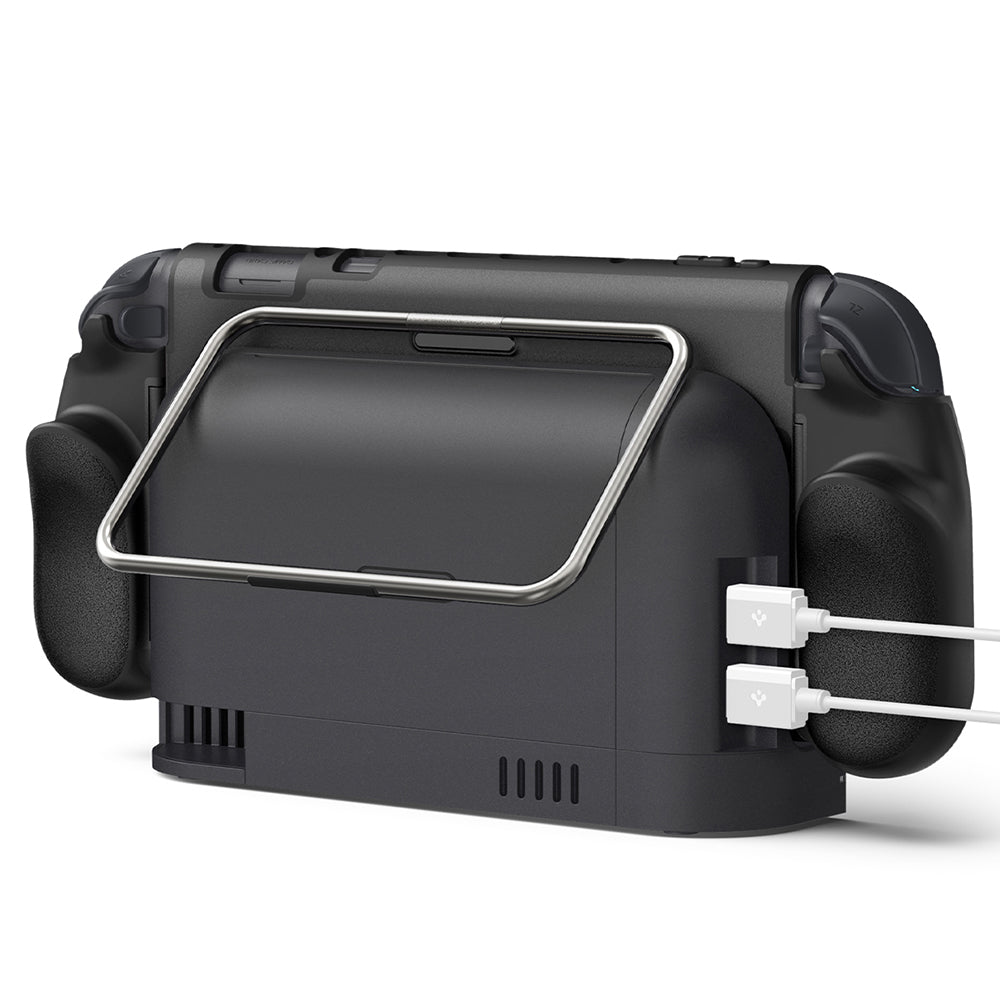 Spigen Dual Grip Pro védőtok Nintendo Switch 2 konzolhoz, Fekete ACS10196