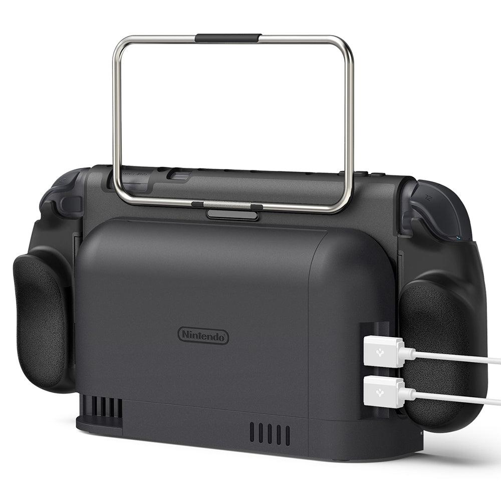 Spigen Dual Grip Pro védőtok Nintendo Switch 2 konzolhoz, Fekete ACS10196
