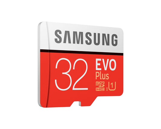 Samsung Evo Plus microSDHC memóriakártya, 32GB, 10. osztály / UHS-1 U1, MB-MC32GA/APC adapterrel