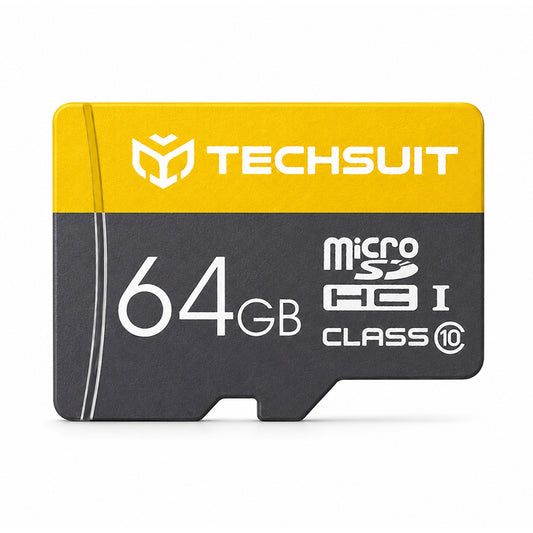 Techsuit THCM11 microSDXC memóriakártya, 64 GB, 10-es osztály, adapterrel