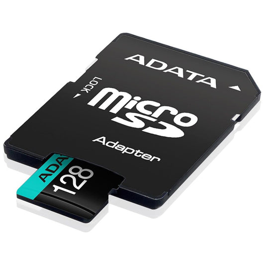 Adata Premier Pro microSDXC memóriakártya, 128GB, 10. osztály / UHS-1 U3, adapterrel AUSDX128GUI3V30SA2-RA1